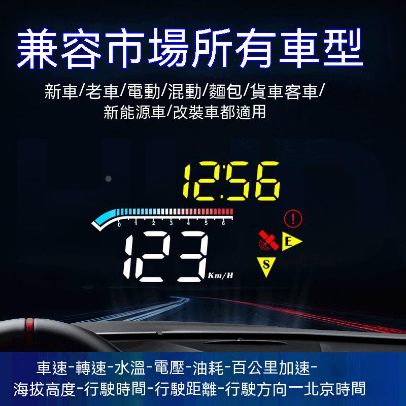 M17車用顯示器 汽車obd通用投影儀深圳高清HUD抬頭顯示器