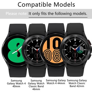 適用於Galaxy Watch 4 40 / 40mm Classic 42 / 46mm彩色運動矽膠錶帶