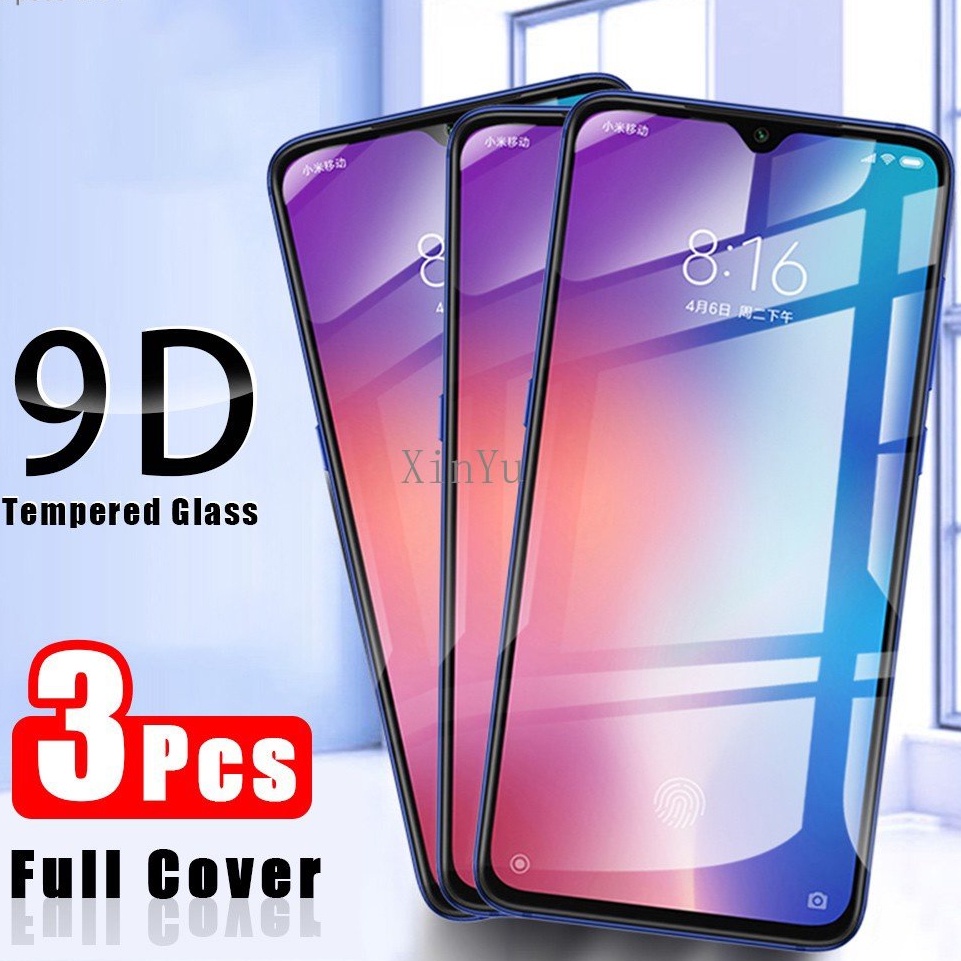 3 件 9D 鋼化玻璃屏幕保護膜華為 P20 P30 P40 PRO P10 Plus Lite GR5 GR3 201