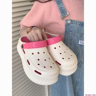 【限時免運】細細條 夏季外穿仙女風百搭eva增高厚底洞洞鞋防臭防滑沙灘涼拖女增高厚底洞洞涼拖鞋 沙灘鞋 戶外休閒百搭