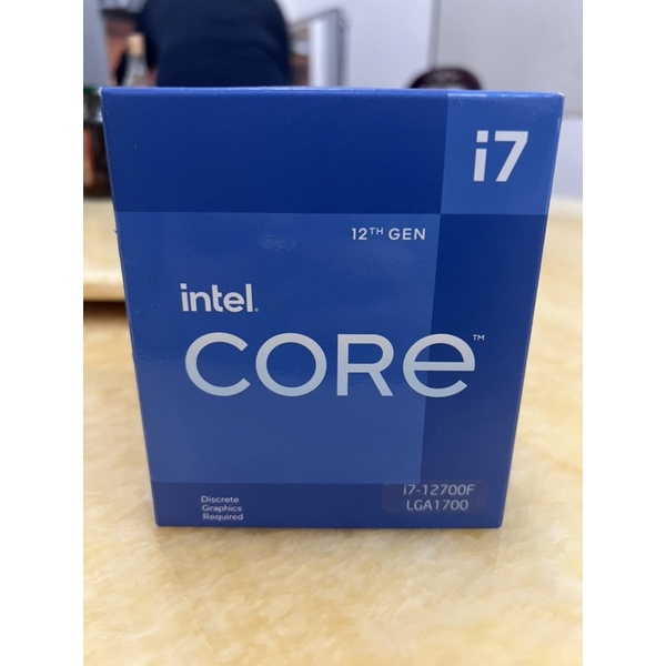 全新（原廠風扇) Intel i7-12700F / CPU風扇/附贈原廠外包裝盒/ 無CPU