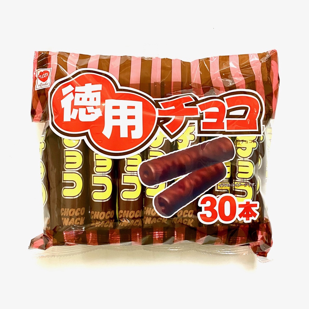 日本 力士卡巧克力棒/德用巧克力棒/巧克力玉米棒30入
