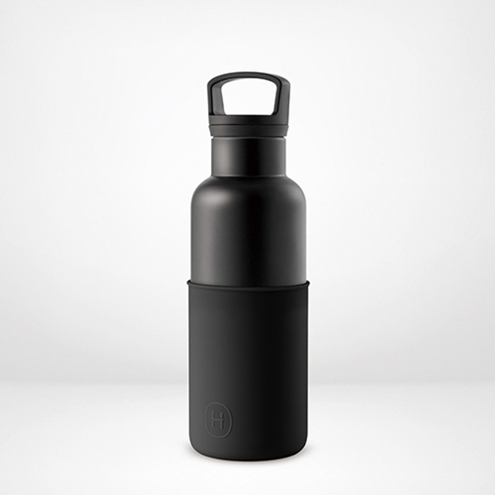 【HOLA】【HYDY】時尚保溫瓶 油墨黑-黑瓶 (480ml)