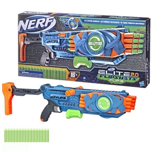 現貨 正版 孩之寶Hasbro特價 NERF菁英系列 急速翻轉16射擊器 F2552戶外玩具軟彈槍兒童玩具槍玩具手槍