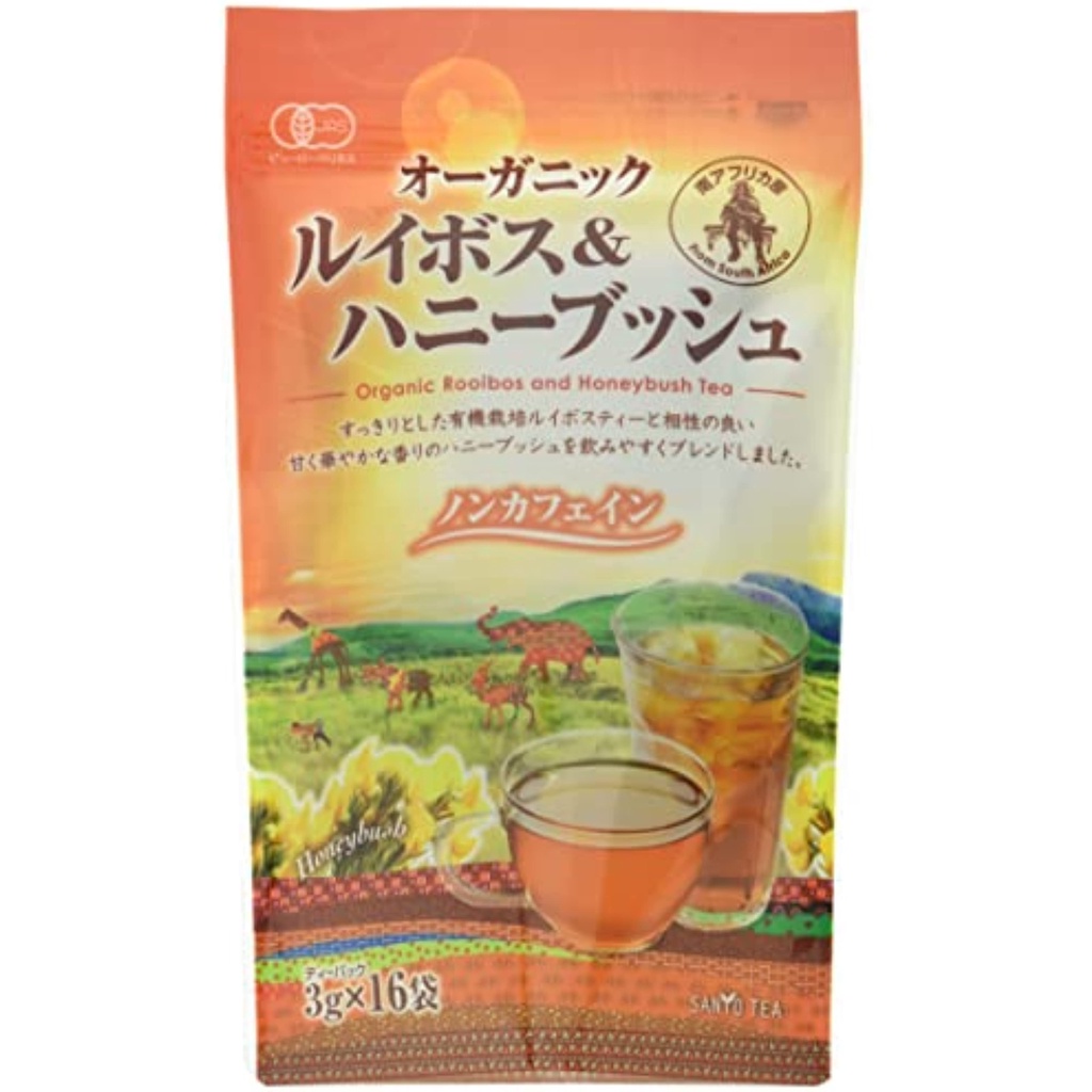 sanyo shoji有机Rooibos＆Honey Bush Tea Pack 48g x 3袋