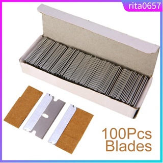 100pcs Replaceable Single Edge Razor Blade Scraper Blades Ca