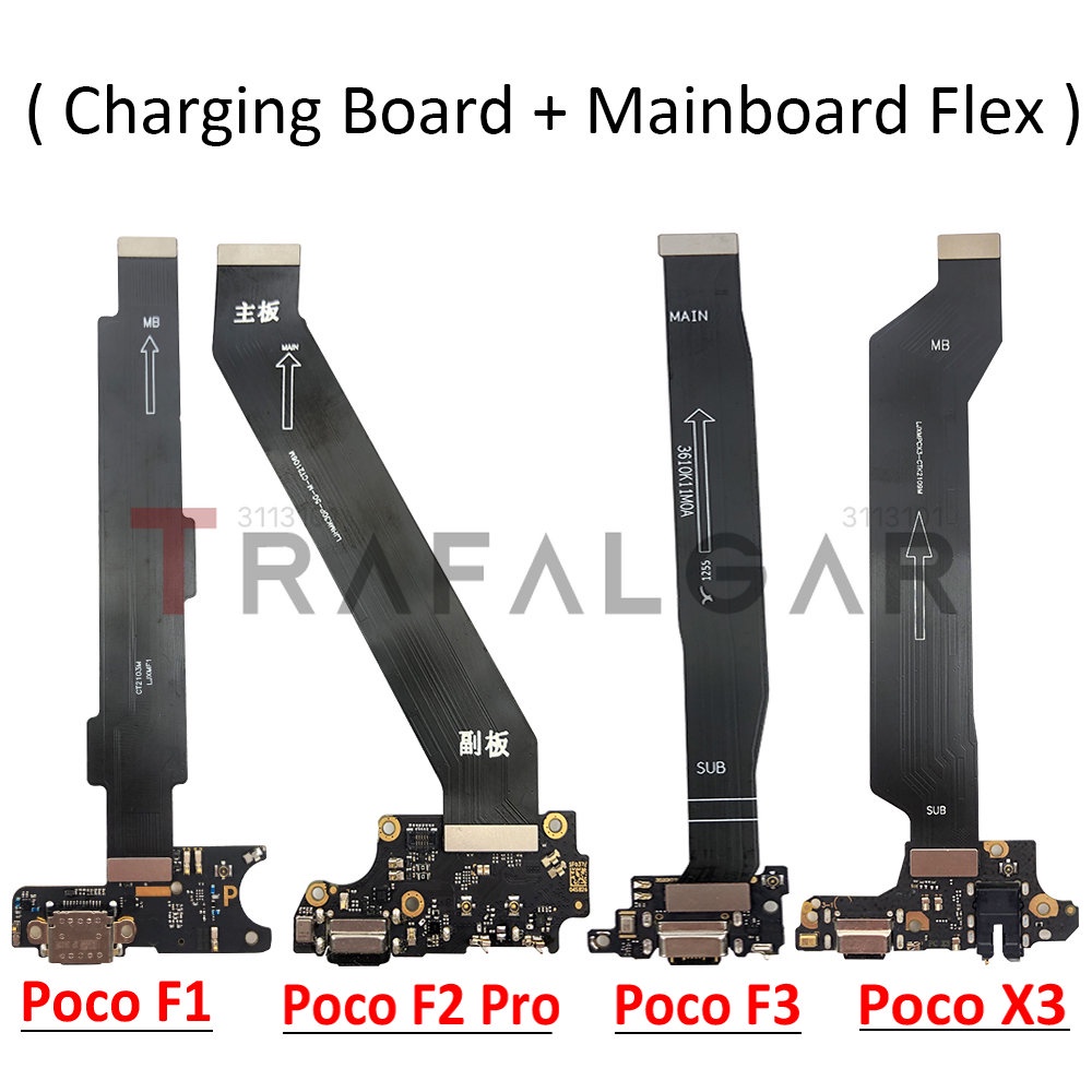 XIAOMI 適用於小米 Poco F2 Pro F1 F3 X3 Pro 充電器連接器插頭端口底座的 USB 電源充電