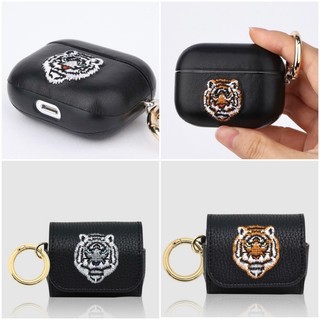 (現貨)❤韓國代購❤ Designskin 刺繡 老虎 airpods3 3世代 耳機殼 耳機保護殼 仿皮革