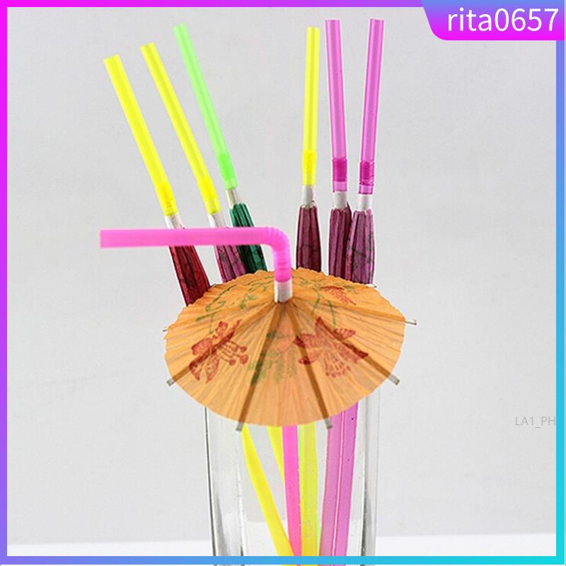 2020 Wedding Supplies50 Pcs Fruit Juice Umbrella Mixed Color