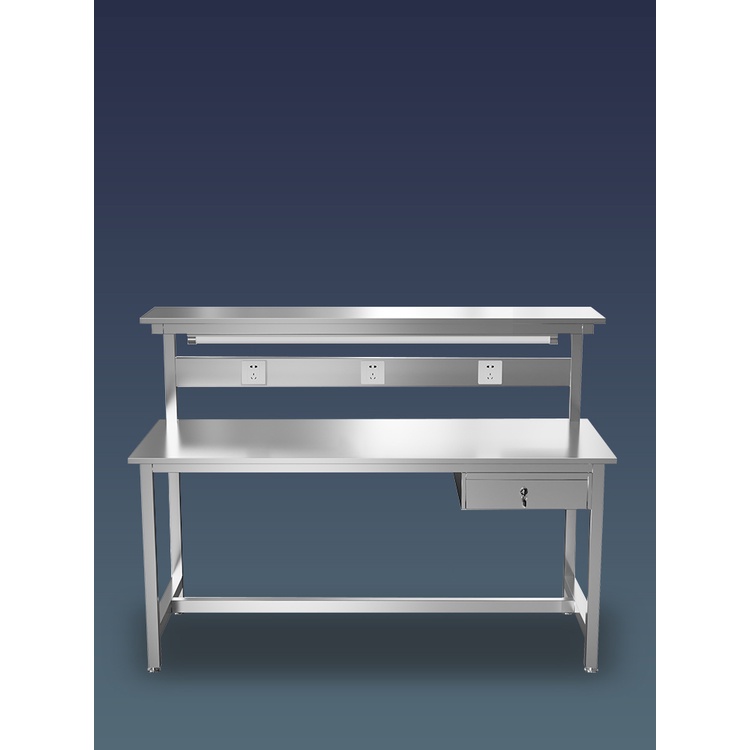 上新限定定制不銹鋼平板桌流水線1.8米工作臺無塵車間實驗室操作臺檢驗桌定制特賣