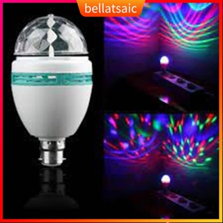 3W E27 RGB LED DJ Light Bulb Rotating Lamp, Disco Bulb
