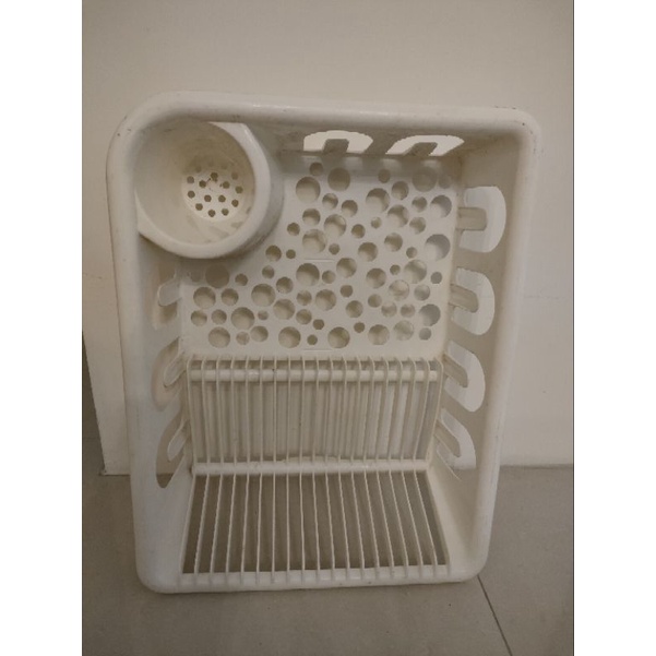 IKEA  IFLUNDRA碗盤瀝乾架 瀝水架 白色/黑色兩款任選 瀝水盤 杯架二手良品無破損