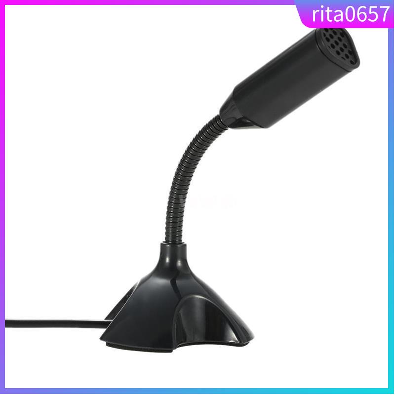 USB Desktop Microphone 360° Adjustable Microphone Support Vo