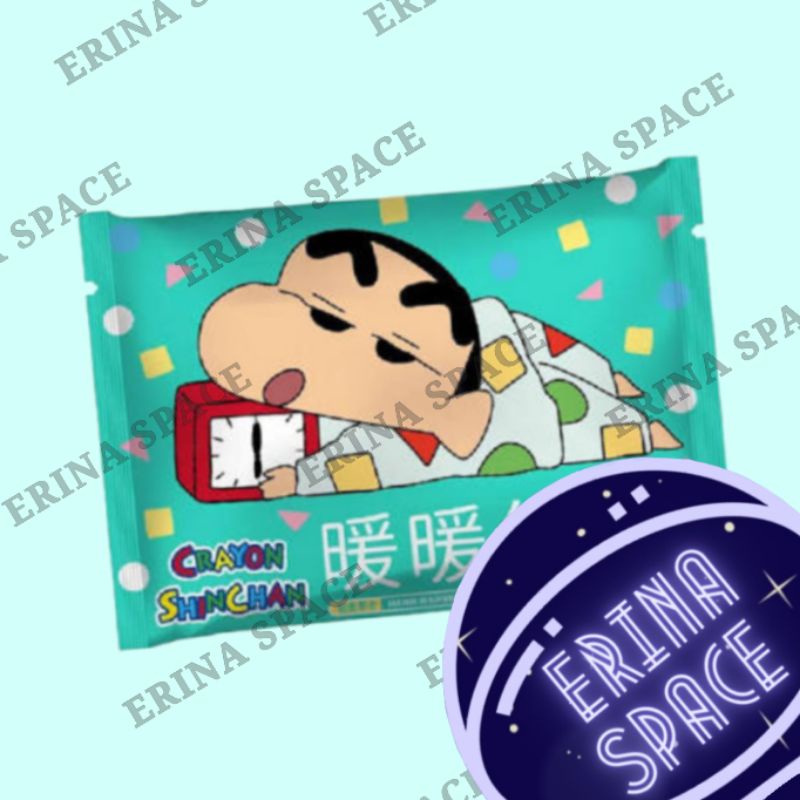 ERINA SPACE🌿 蠟筆小新 手握式 造型 暖暖包 一包10片 卡通暖暖包 正版授權