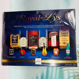 法國 ROYAL des Lys 皇家綜合酒心巧克力禮盒 250g