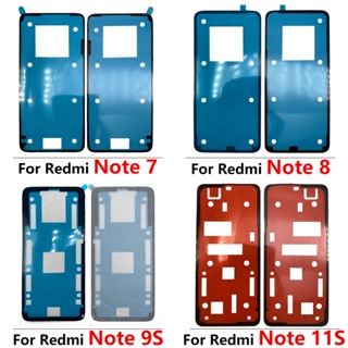 2 件裝不干膠貼紙後殼電池蓋膠帶適用於 Redmi Note 7 8 Pro 9S 10 11 4G Pro Plus