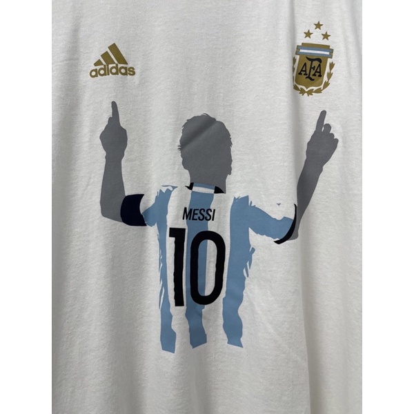 全新正品～adidas 2022 世界盃阿根廷冠軍短T-Messi背影款~已售完