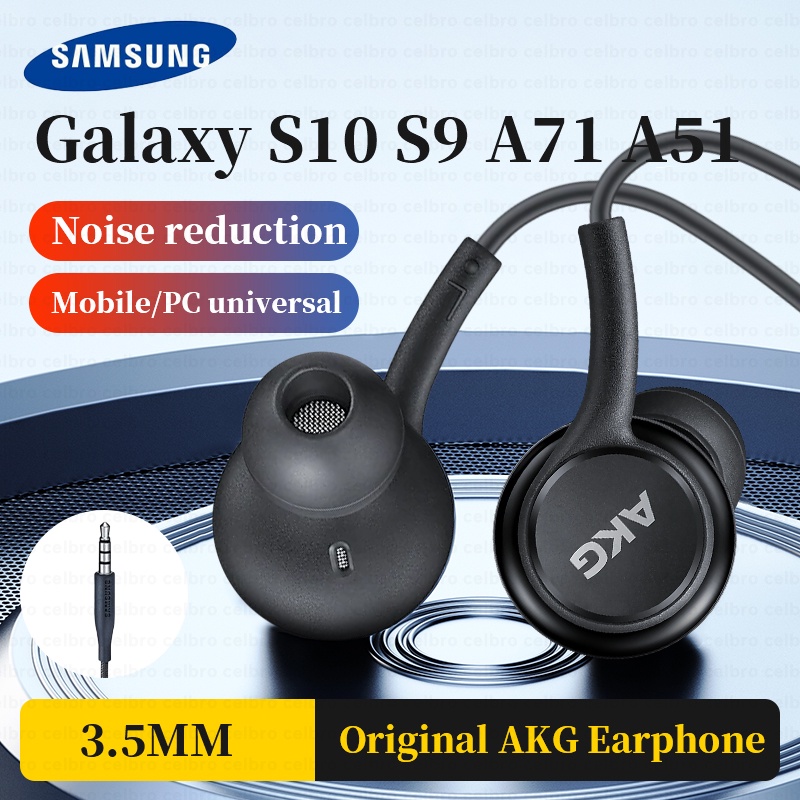 三星原裝耳機 3.5 毫米插孔 AKG 耳機麥克風有線耳塞適用於 Galaxy S10 S9 S8 A71 A8 A7