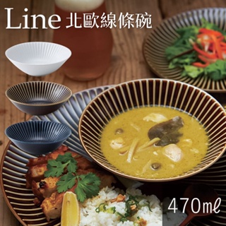 現貨 日本製 美濃燒 線條碗 湯碗 麵碗 陶瓷碗 燉菜碗 餐碗 沙拉碗 拉麵碗 湯碗 日式餐具 飯碗 富士通販