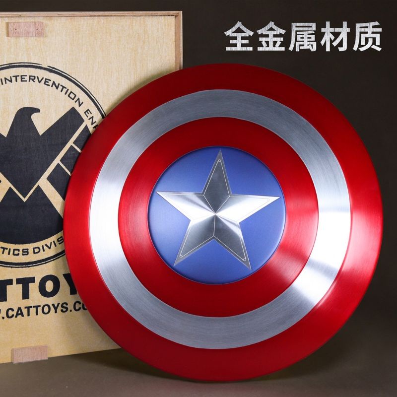 預購 美國隊長/獵鷹 1：1單層鋁合金盾牌 CATTOYS出品