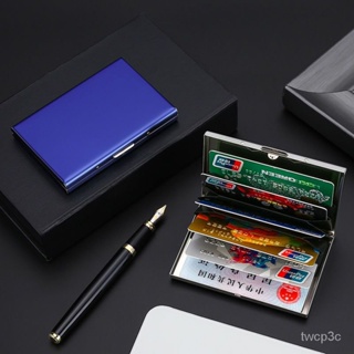 熱賣爆款防盜刷屏蔽RFID不銹鋼卡盒風琴信用卡包男女式定製LOGO批髮名片夾 HMCR