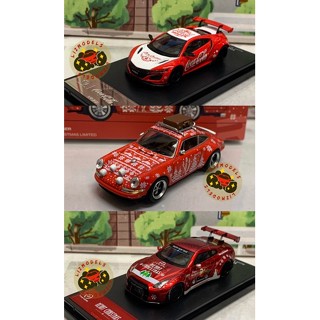 🔅里氏模型車 POP RACE TM 1/64 保時捷 NISSAN GTR 聖誕節 特別版 高尾翼 可口可樂 模型車