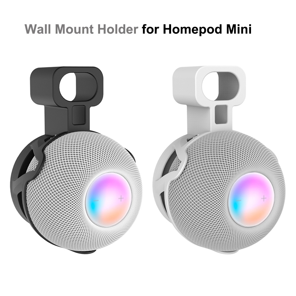 Homepod Mini 壁掛式支架衣架迷你智能揚聲器插座支架節省空間的支架壁架