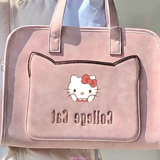 筆記本 電腦包 女 好看 韓系 適用華為14寸 蘋果 華碩 聯想 商務通勤 單肩 手提包 可愛貓貓 斜背包 小方包易攜帶