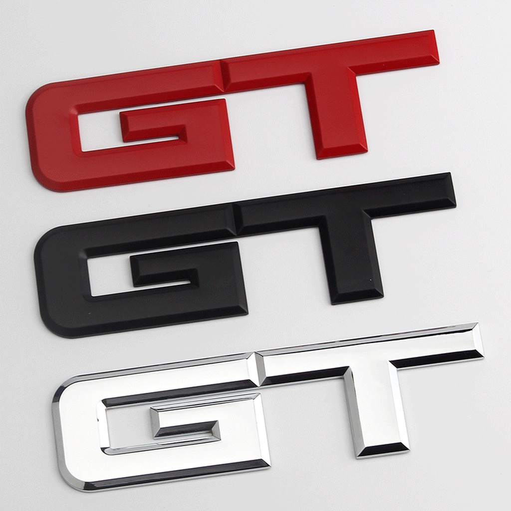 3d GT Logo車貼福特野馬GT後尾門金屬車貼後尾箱貼