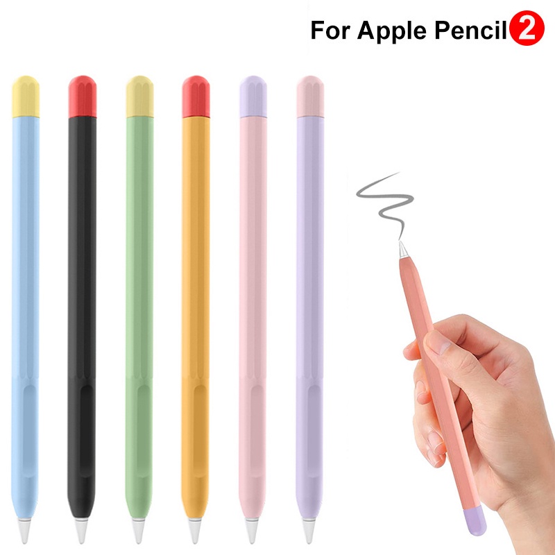 Duotone 矽膠保護套鉛筆盒第 1 代第 2 代 iPad Pencil Funda Apple Pencil 保護