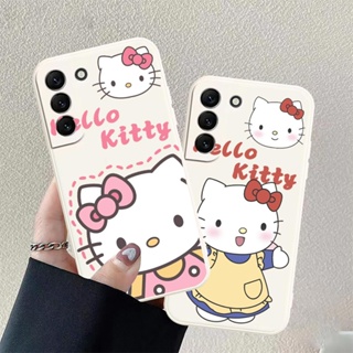 SAMSUNG 日本卡通貓 My Melody Hello Kitty 液態矽膠手機殼適用於三星 Galaxy Note