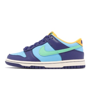 Nike 休閒鞋 Dunk Low GS 藍 紫 綠 女鞋 大童鞋 All Star 2023 DV1693-401