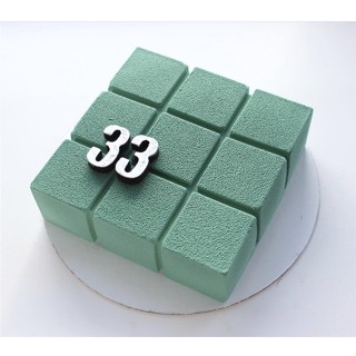 臺灣出貨 現貨 九宮格方塊慕斯模 幾何矽膠蛋糕模具 法式甜品模 烘焙模具 甜品模具（藝）