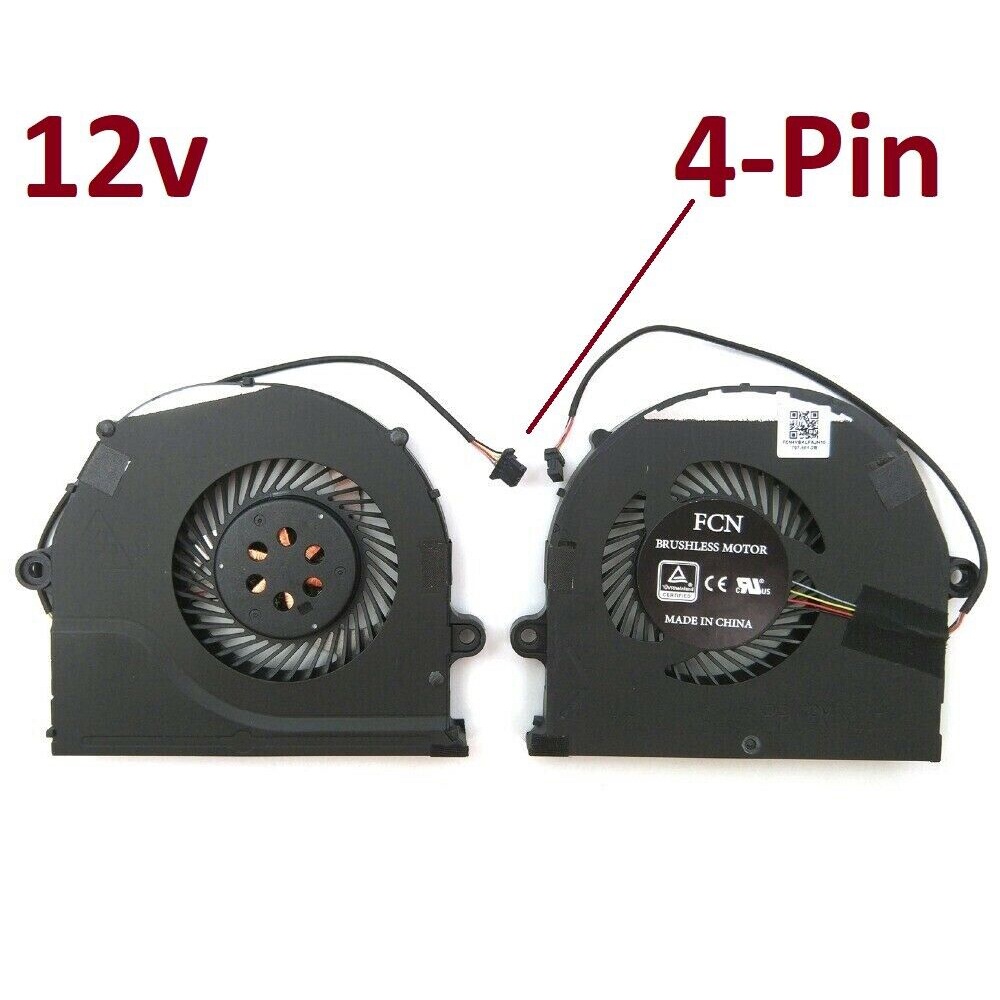 Cpu + GPU散熱風扇適用於華碩ROG Strix GL503 GL503V GL503VD CPU+GPU散熱風扇