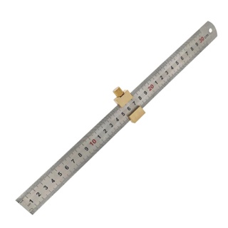 鋼尺定位塊黃銅角度繪圖儀線標記指示器