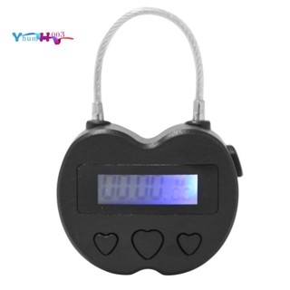 智慧時間鎖 LCD 顯示時間鎖多功能旅行電子計時器,防水 USB 可充電臨時計時器掛鎖