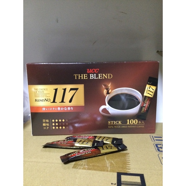 UCC 117精製即溶咖啡包2g/包100入/盒（2025.09.21）