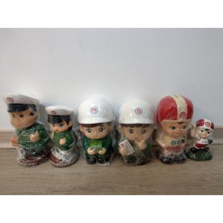 【懷舊全新收藏品】無盒*大同寶寶*郵政寶寶*塑膠存錢筒*陶瓷公仔