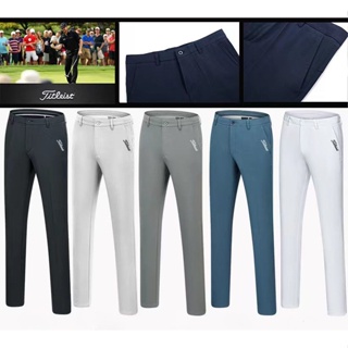 Titleist高爾夫長褲男士夏季薄款戶外運動速乾透氣免燙彈力緊身golf球褲 BM0G
