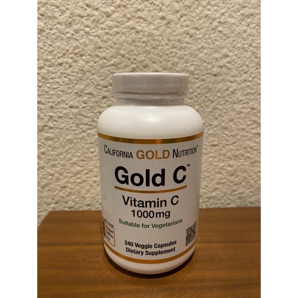California Gold Nutrition 維他命C 1000mg 240粒