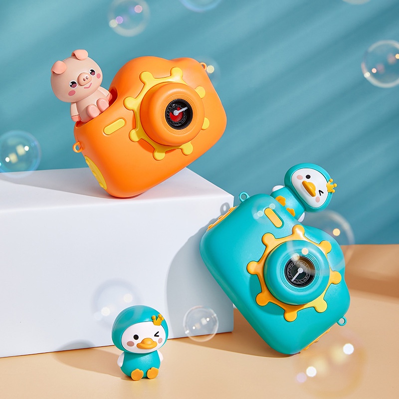 同款網紅泡泡機 電動音樂泡泡相機 兒童吹泡泡玩具