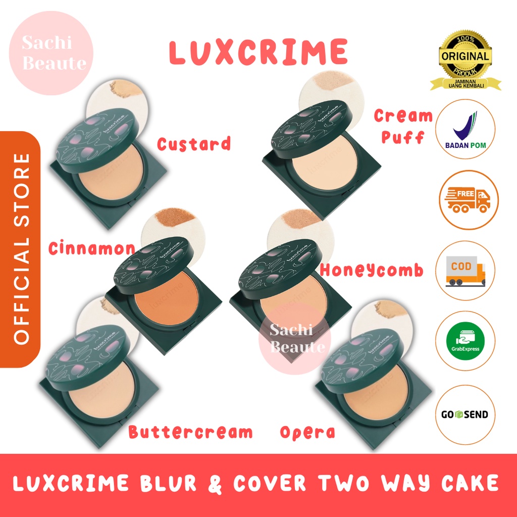 Luxcrime Blur Cover 兩用蛋糕奶油蛋奶凍歌劇奶油泡芙