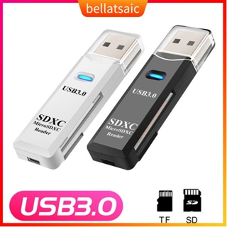 2 in 1 Card Reader USB 3.0 Micro SD/TF Memory Card Reader/Hi