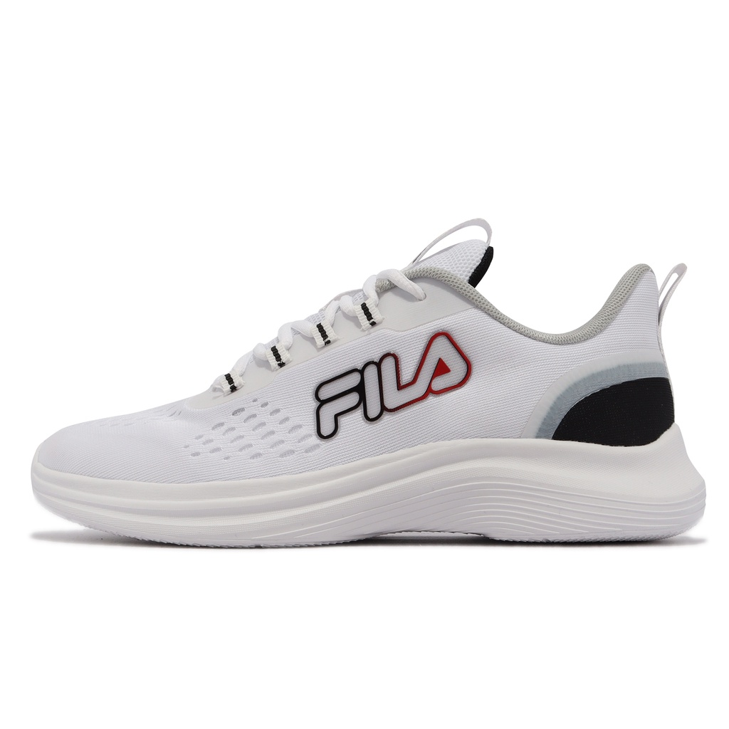 Fila 慢跑鞋 Neon Walker 白 藍 紅 男 休閒鞋 運動鞋 斐樂 基本款 網布 ACS 1J923W101