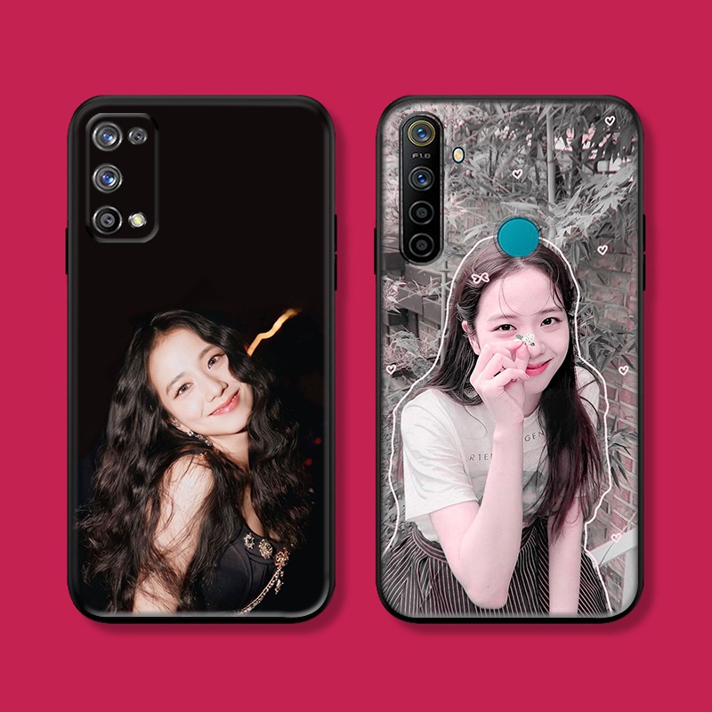 Realme C35 C11 C20 C12 OL44 Jisoo blackpink 軟黑TPU手機殼