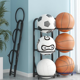 附發票~ 免安裝籃球收納架家用室內 簡易足球排球整理架 兒童球類擺放置物架子