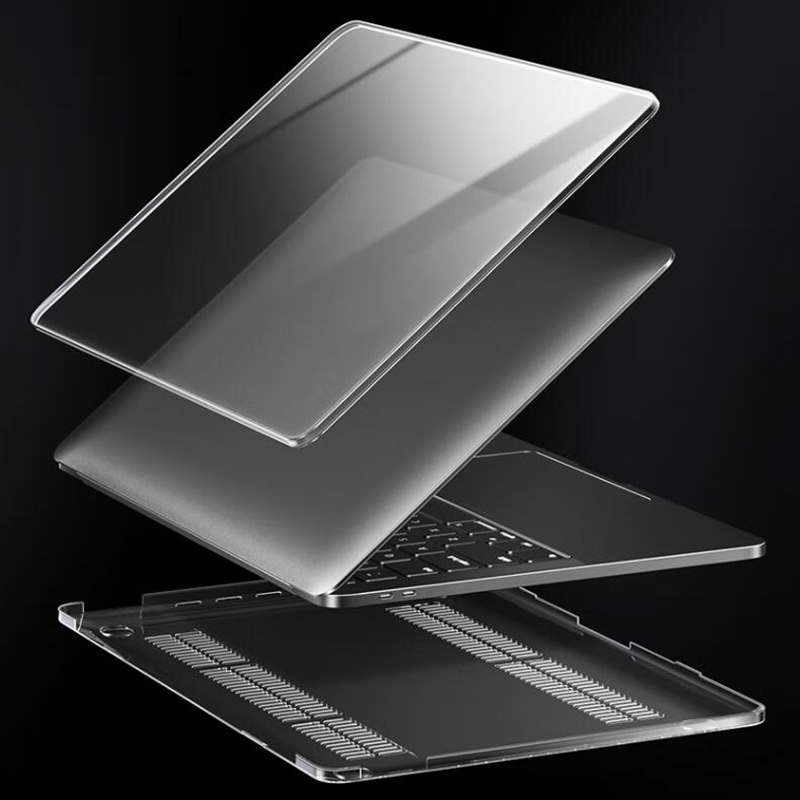 透明保護殼適用於 2021 2023 MacBook Pro 14 A2442 M2 Max A2779 亮面硬殼保護套