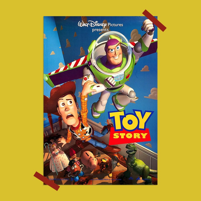 玩具總動員海報 Toy Story動漫電影海報房間宿舍裝飾拍照背景墻貼
