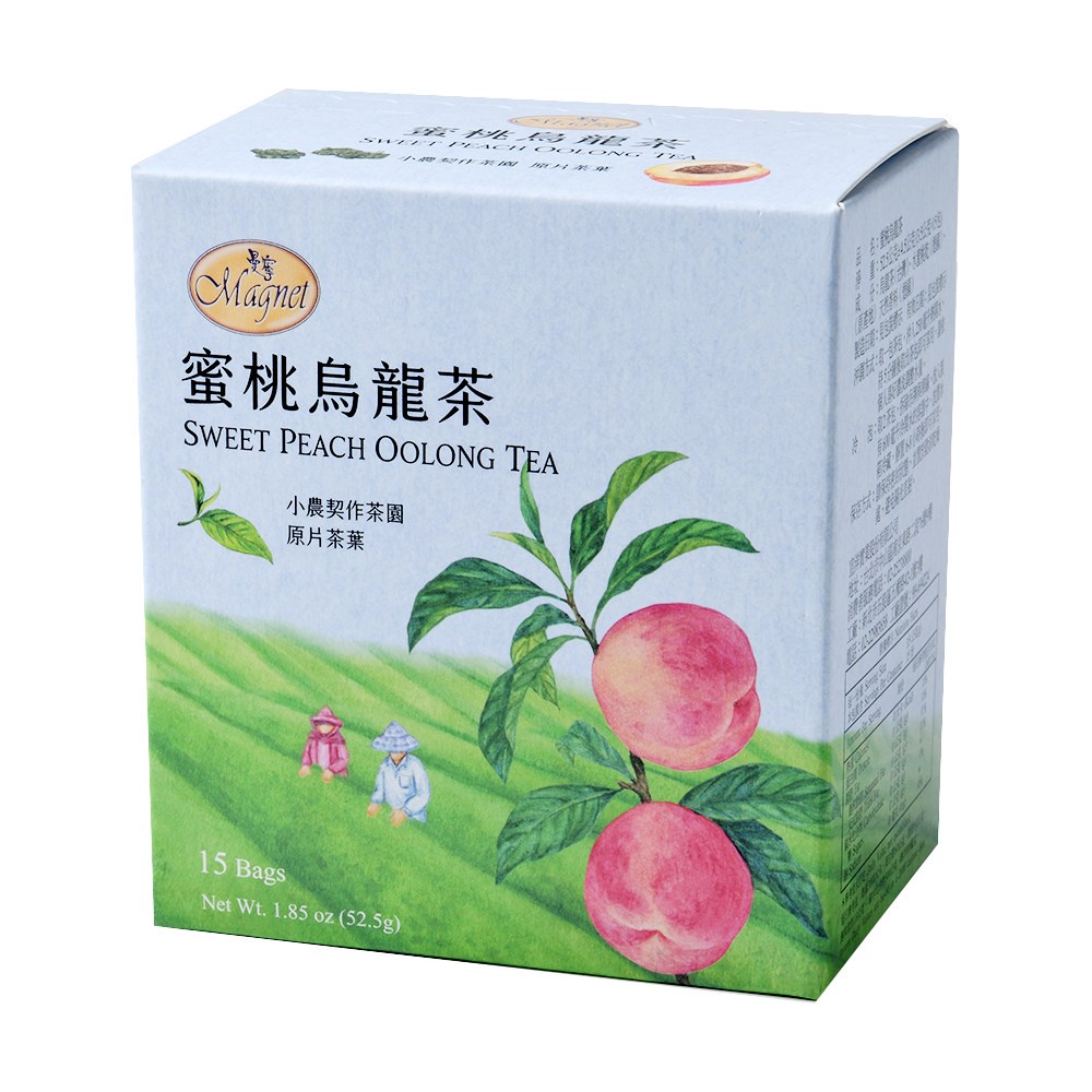 【HOLA】曼寧_風味台灣茶系列_蜜桃烏龍茶3.5公克×15入