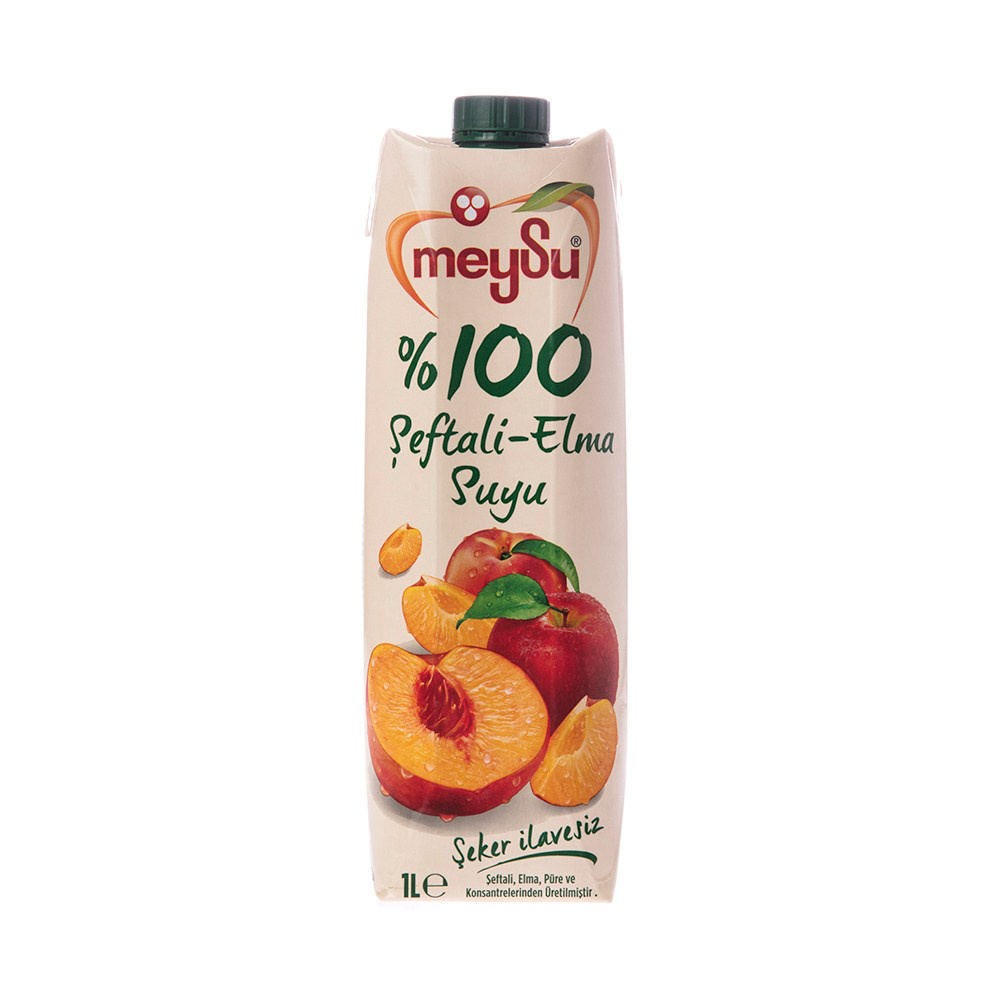 【HOLA】土耳其meysu 100%水蜜桃蘋果汁1L